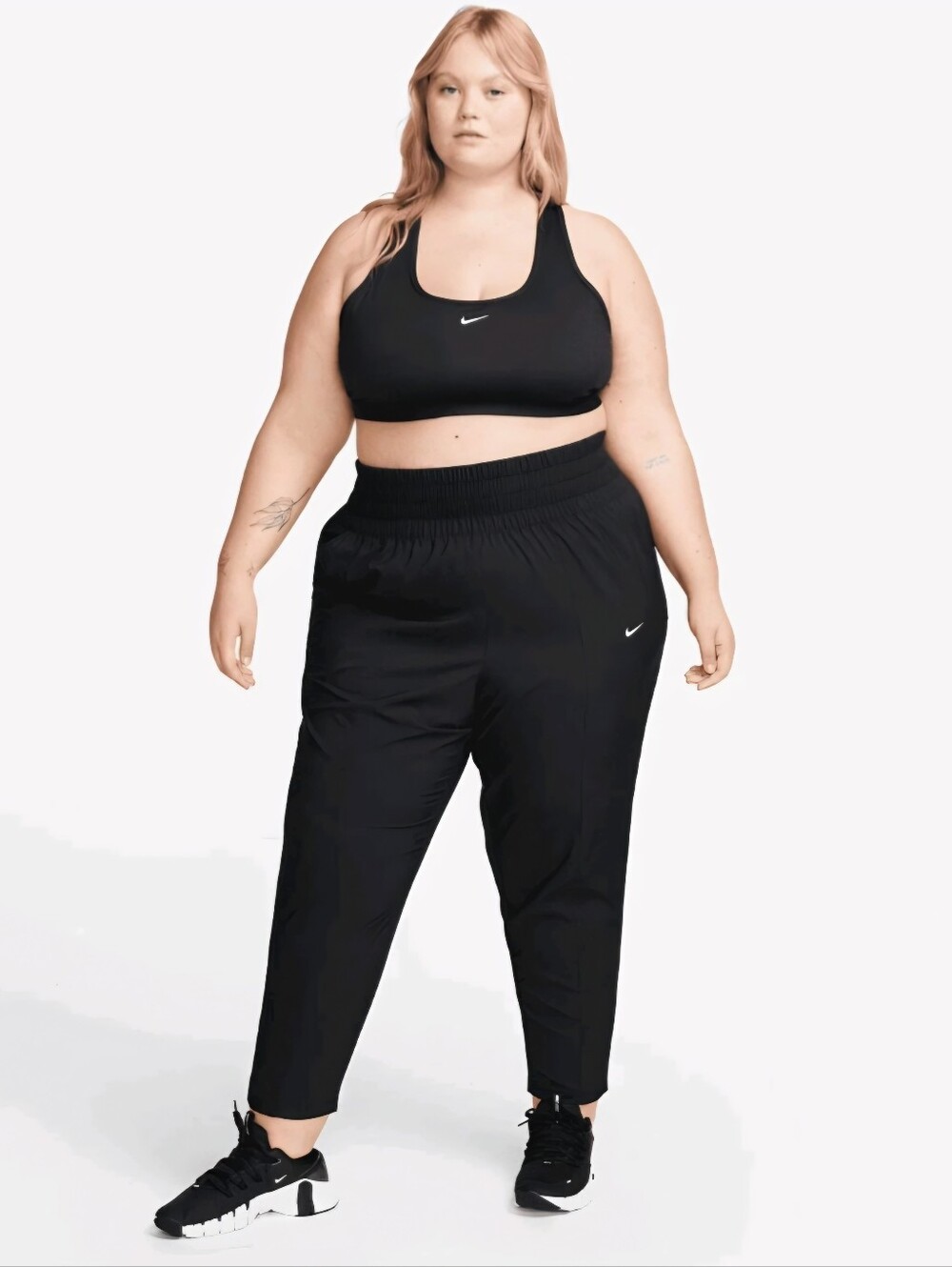 Nike Dri-FIT One Women’s 2X Ultra High-Waisted Pants Black FB5020-010